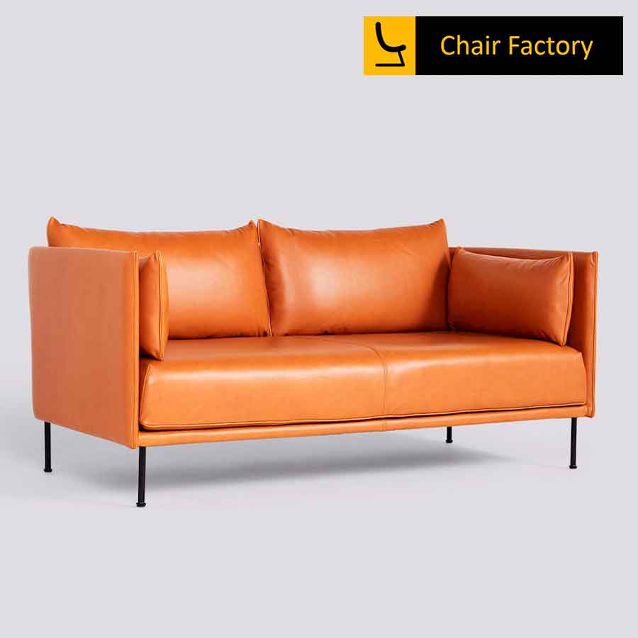 Origio Highbacked 2 Seater Tan Colour Designer Sofa