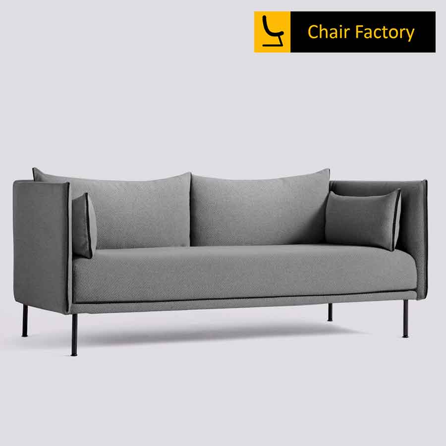 Origio Highbacked 2 Seater Dark Grey Designer Sofa