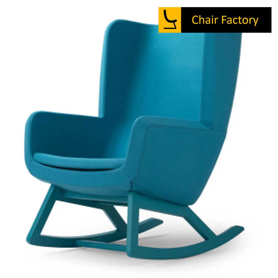 Oberg Blue Rocking Chair 