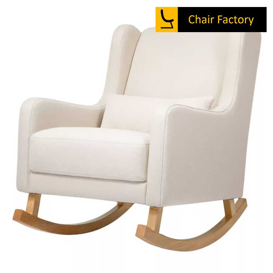 Yarki White Rocking Chair