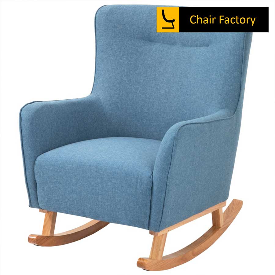 Vstrechi Blue Designer Rocking Chair 