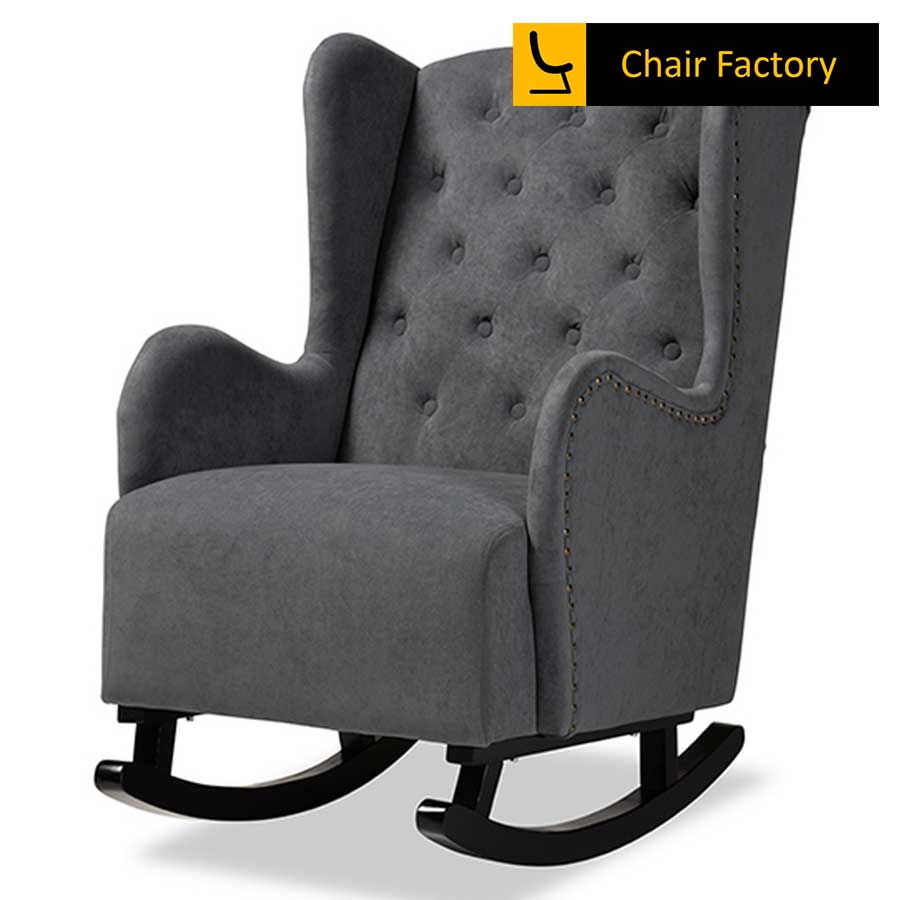 Pirazzo Grey Designer Rocking Chair 