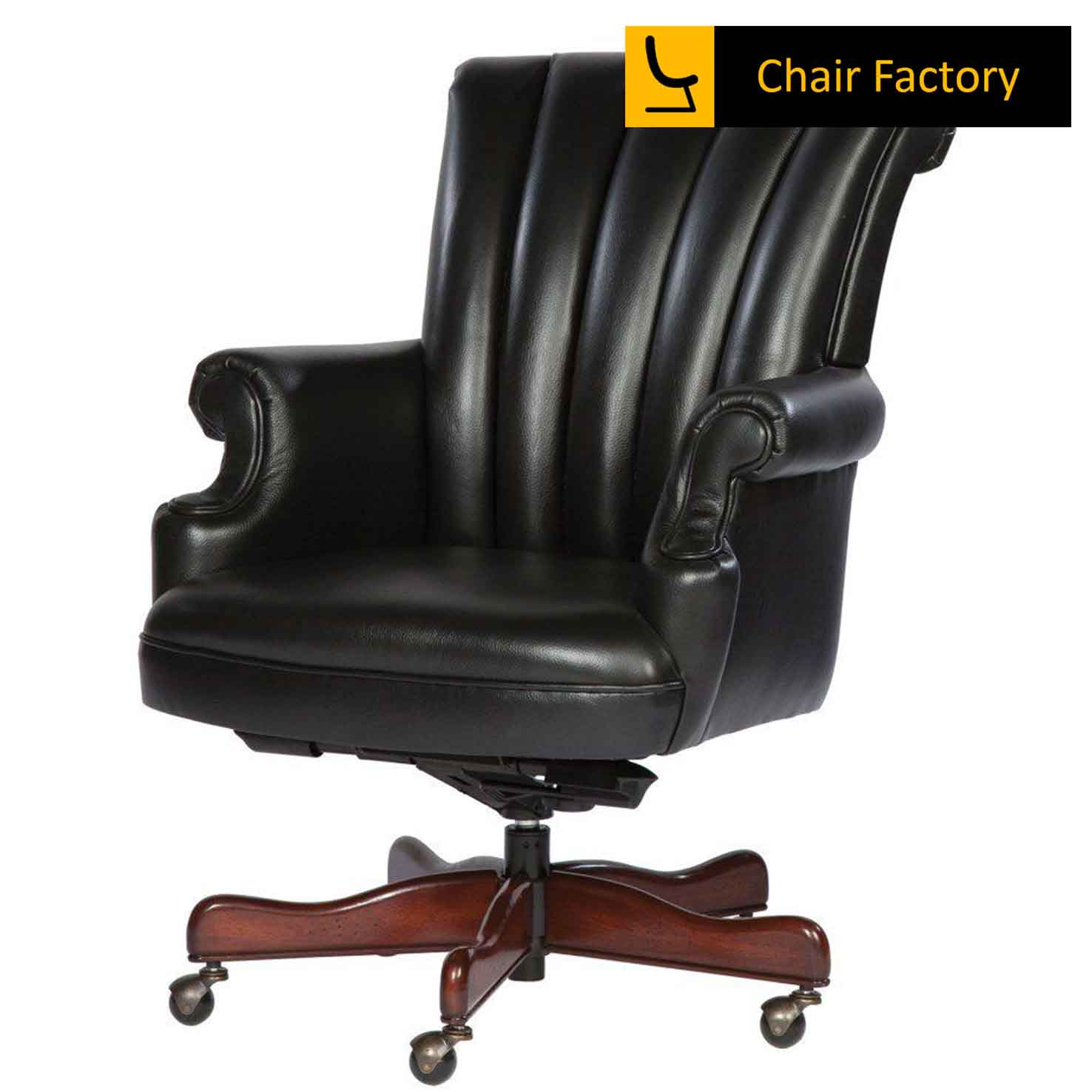Bishop 100% Genuine Leather Chair