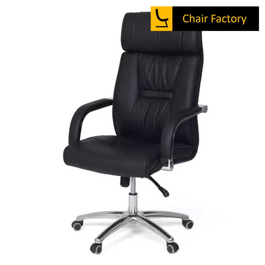 Bito High Back Black Imported Faux Leather Boss Chair