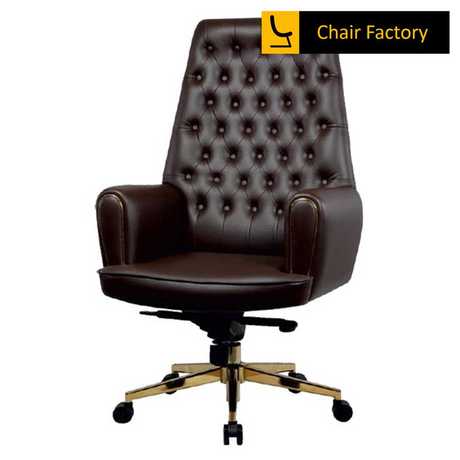 Citadel Vintage  High Back 100% Genuine Leather Chair