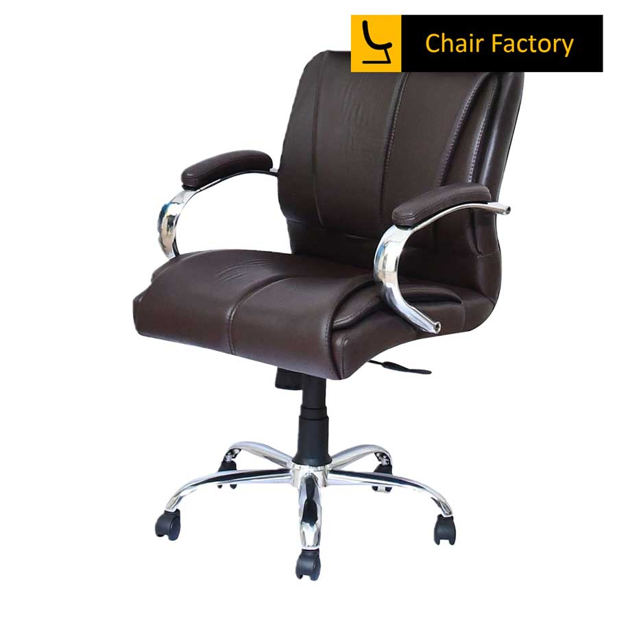 Mormont Mid Back 100% Genuine Leather Chairs