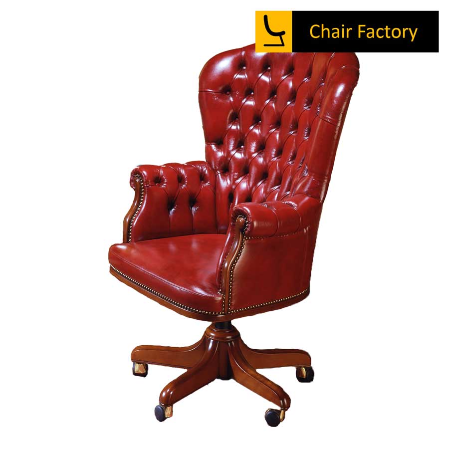 Athens 100% Genuine Leather Chair