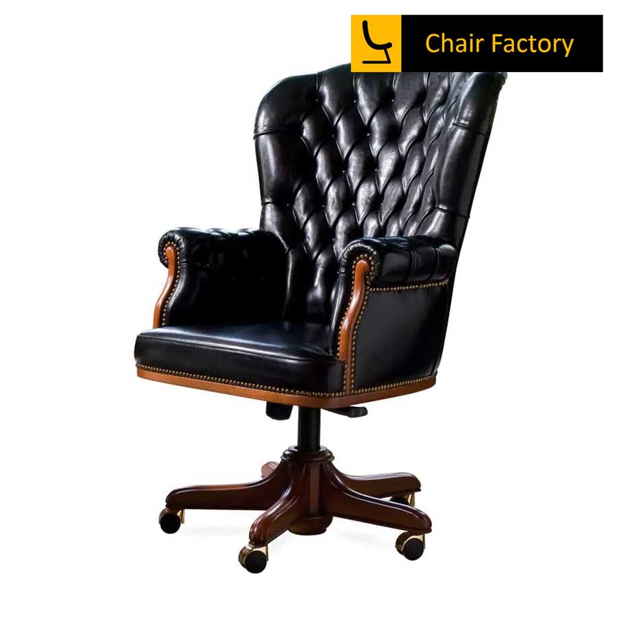 Lakeman 100% Genuine Leather Chair