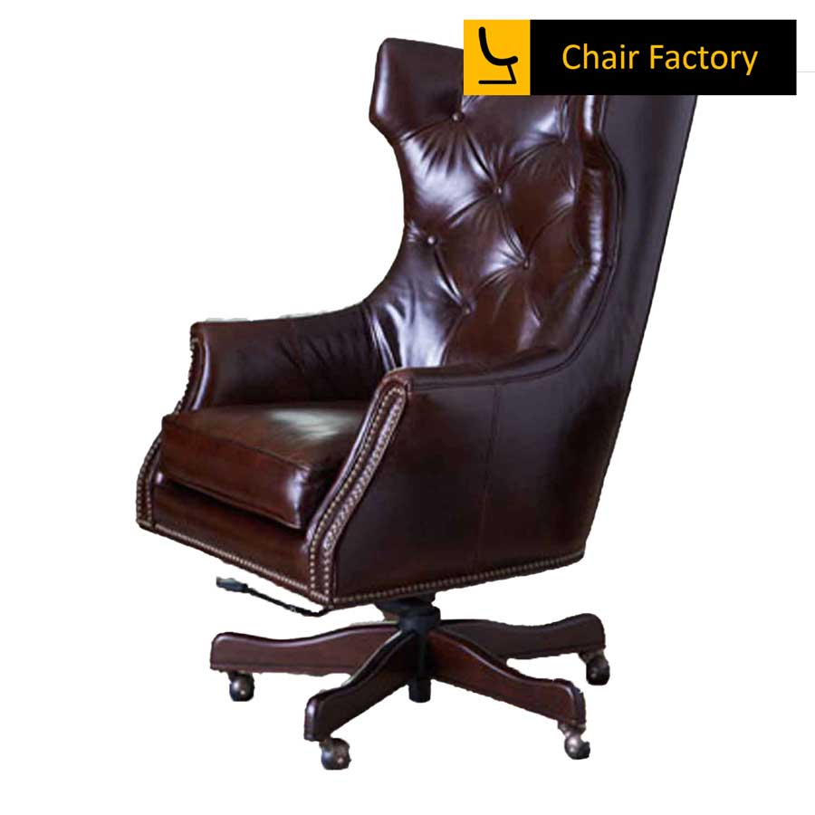 Pythagoras 100% Genuine Leather Chair