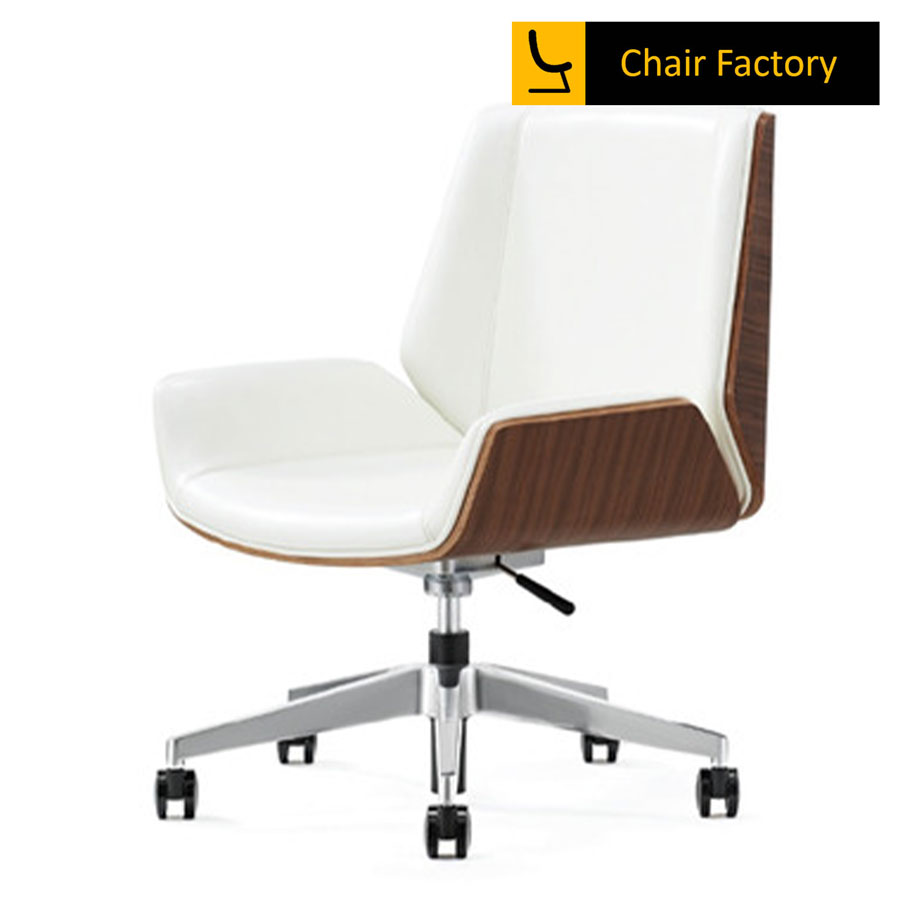 HILANDER MID BACK WHITE CONFERENCE ROOM CHAIR