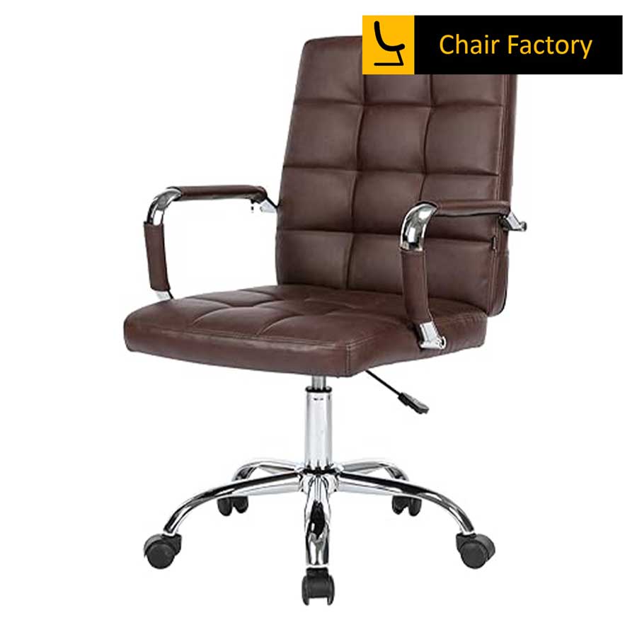 VINCENT BROWN CONFERENCE ROOM LEATHER CHAIR