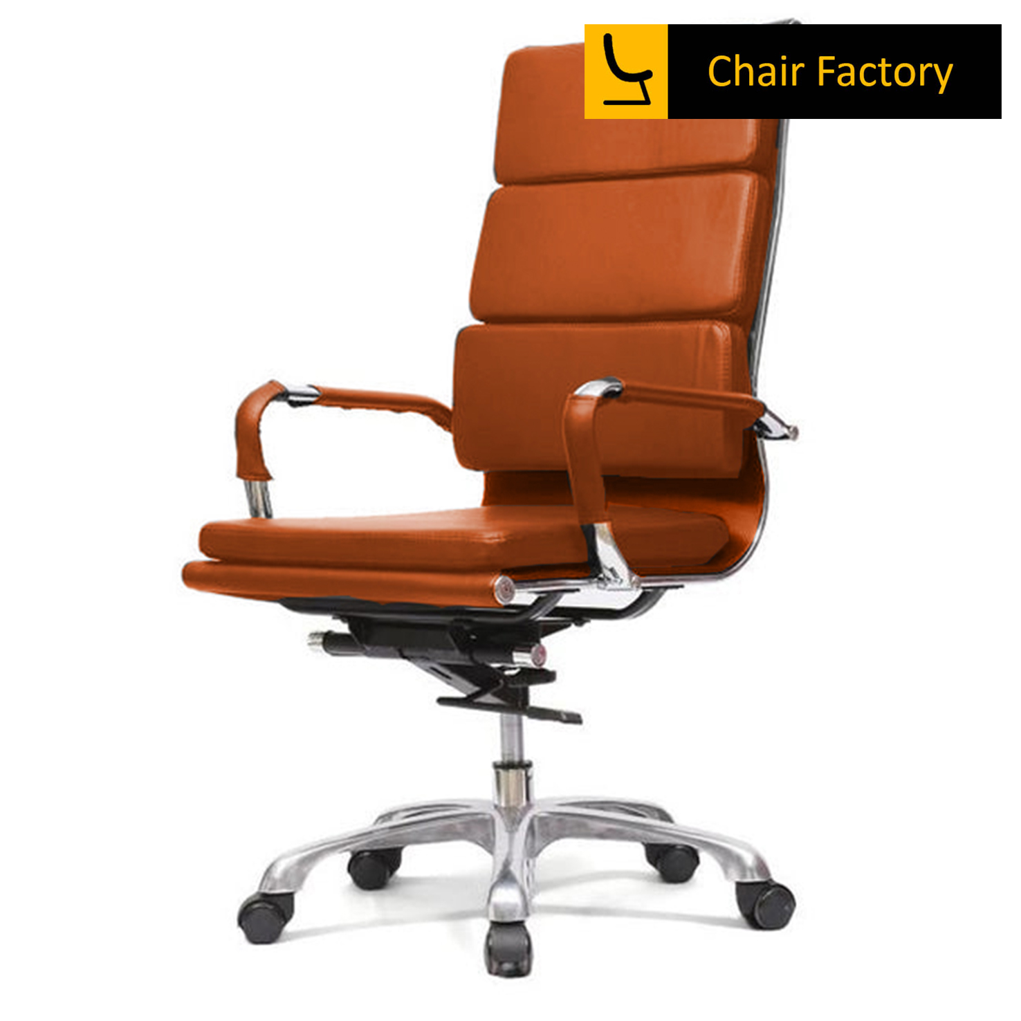 James Soft Pad High Back conference room Leather Chair
