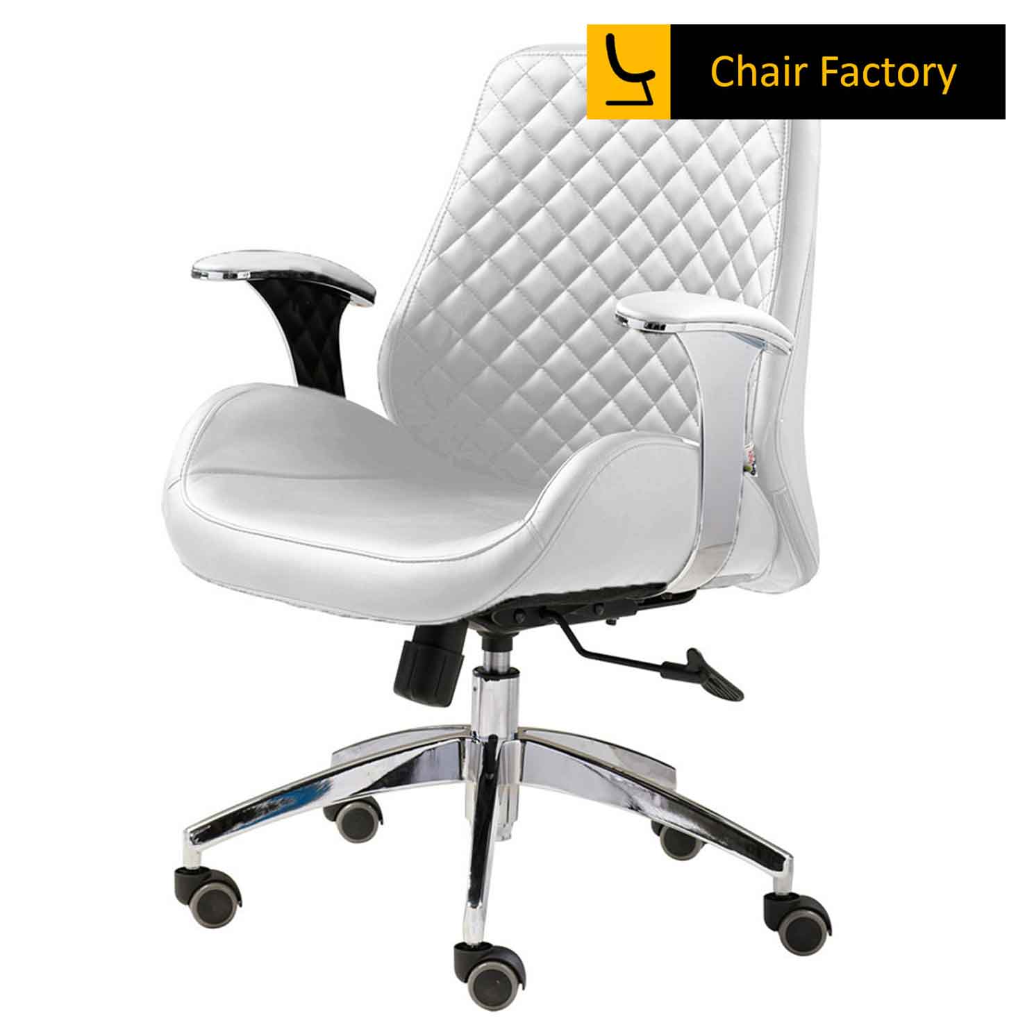 Jackson White Mid Back Conference room Chair 
