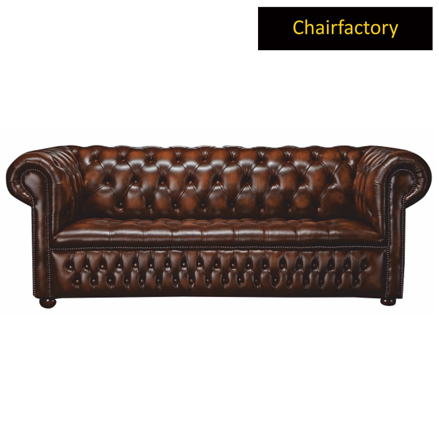 Cimarosa 2 Seater Chesterfield Leather Office Sofa