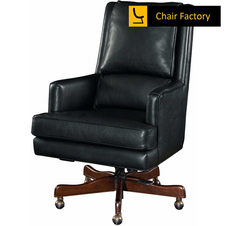 Cronus Heritage High Back 100% Genuine Italian leather Chair 
