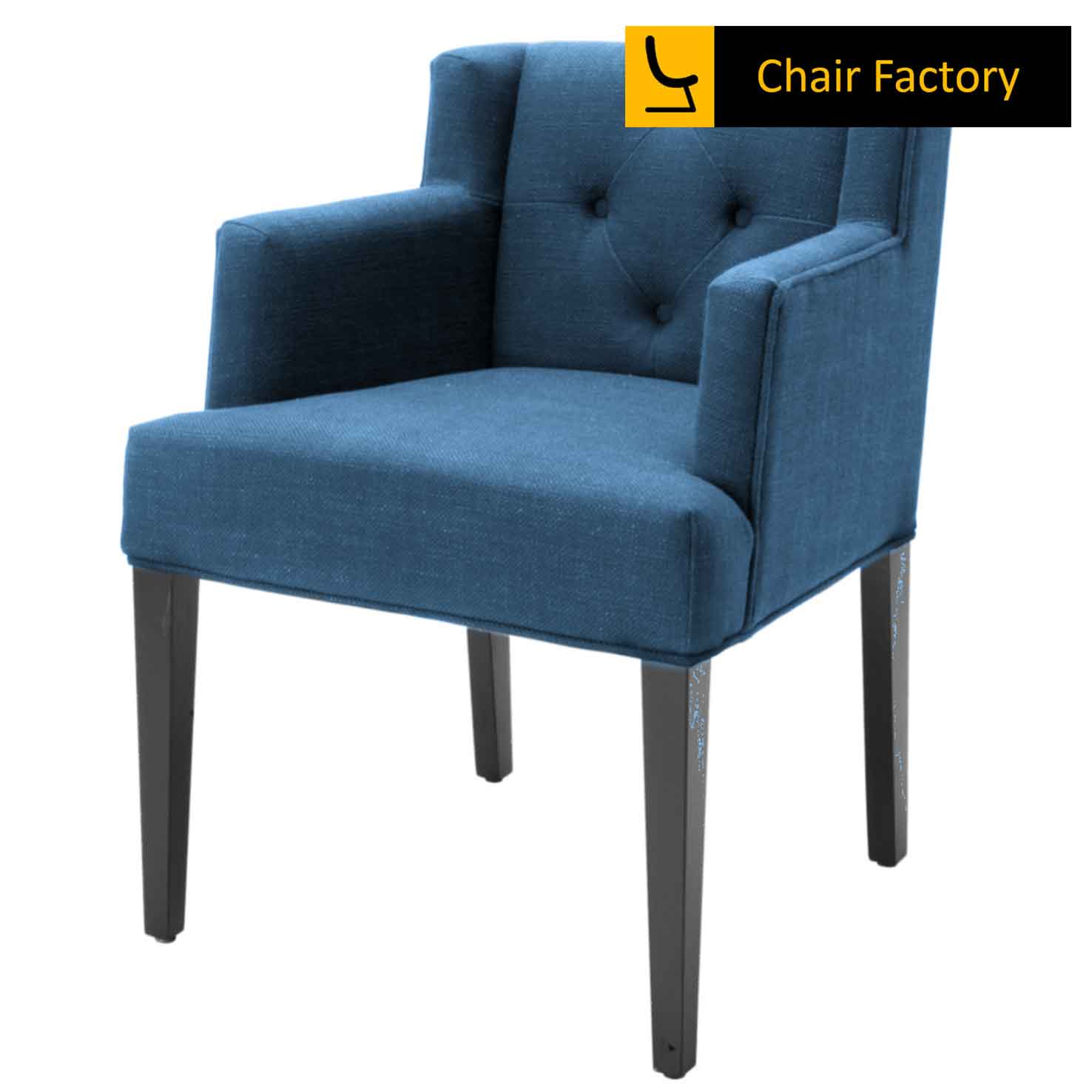 Delcore Navy blue Dining Chair