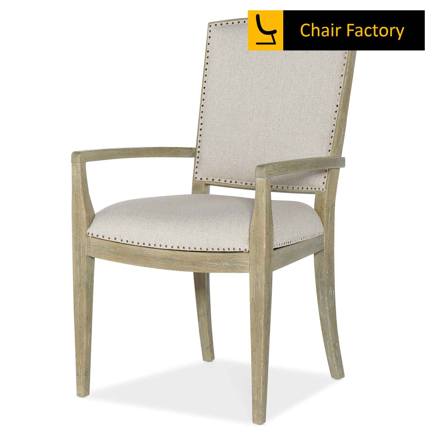 LousFrank Antiqua Grey with Arms dining chair 