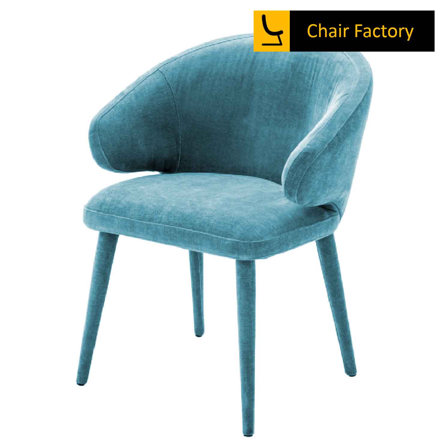 monacelli blue dining chair 