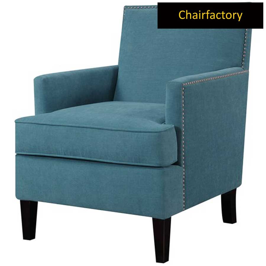Shuman Blue Accent Chair
