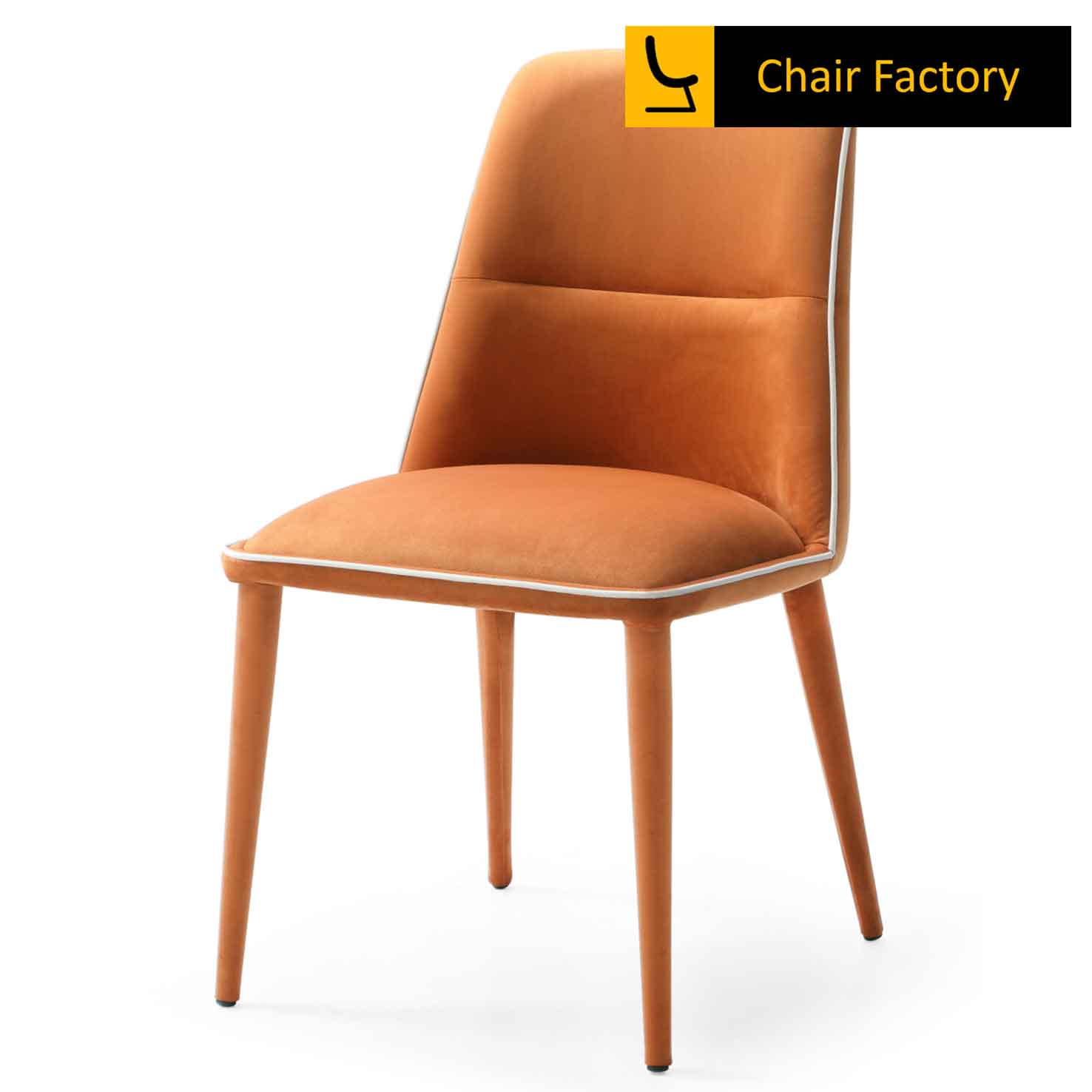 voychic orange dining chair 