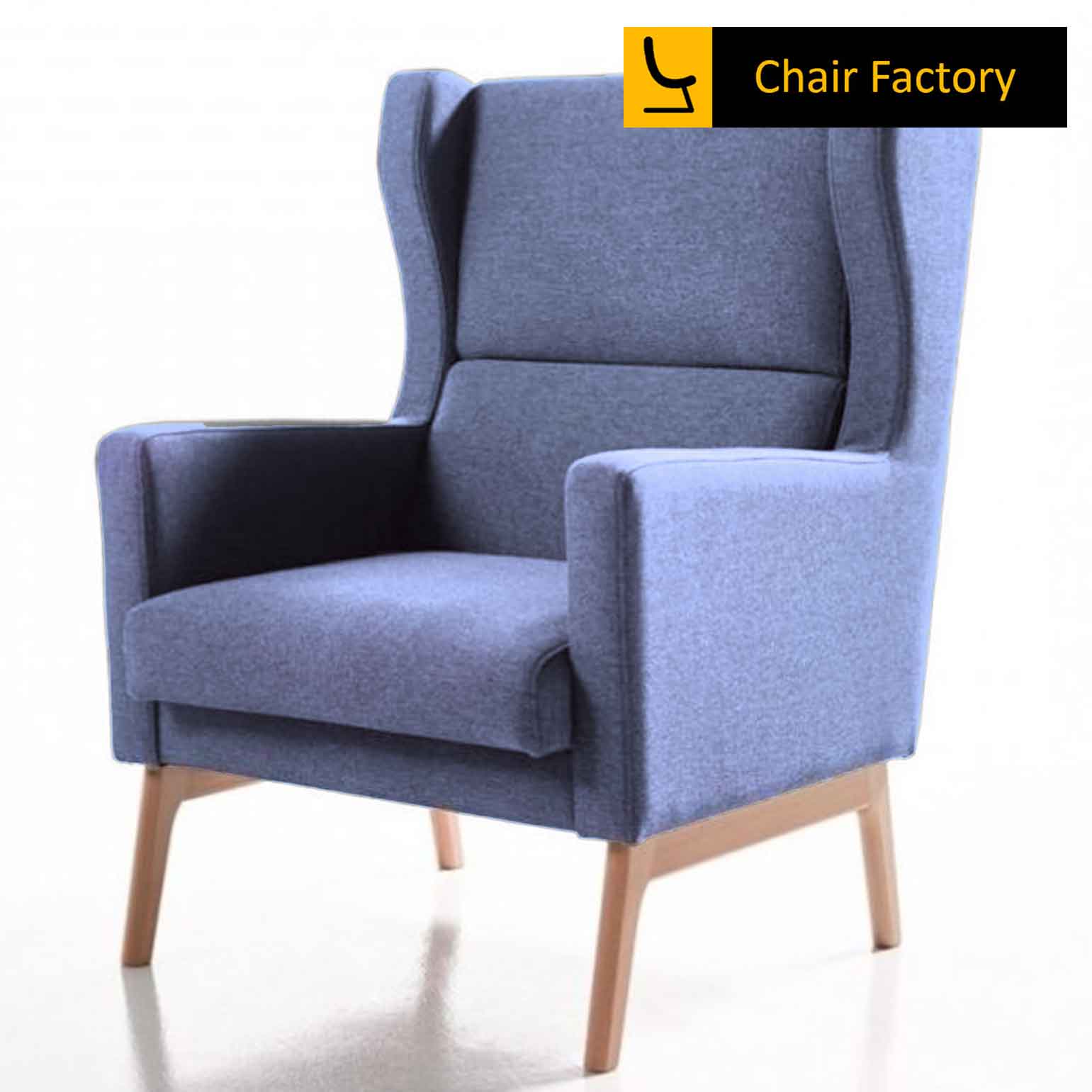 Watkins Blue Accent Chair With Handsupport