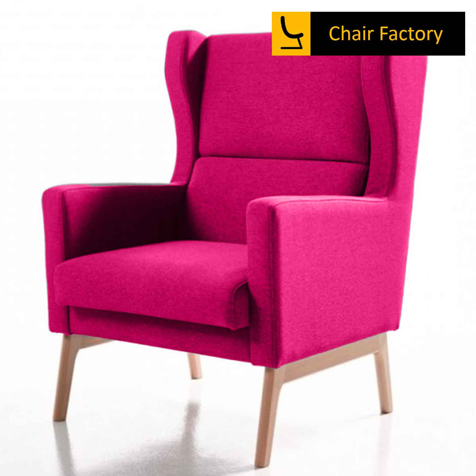 Watkins Pink Accent Chair With Handsupport