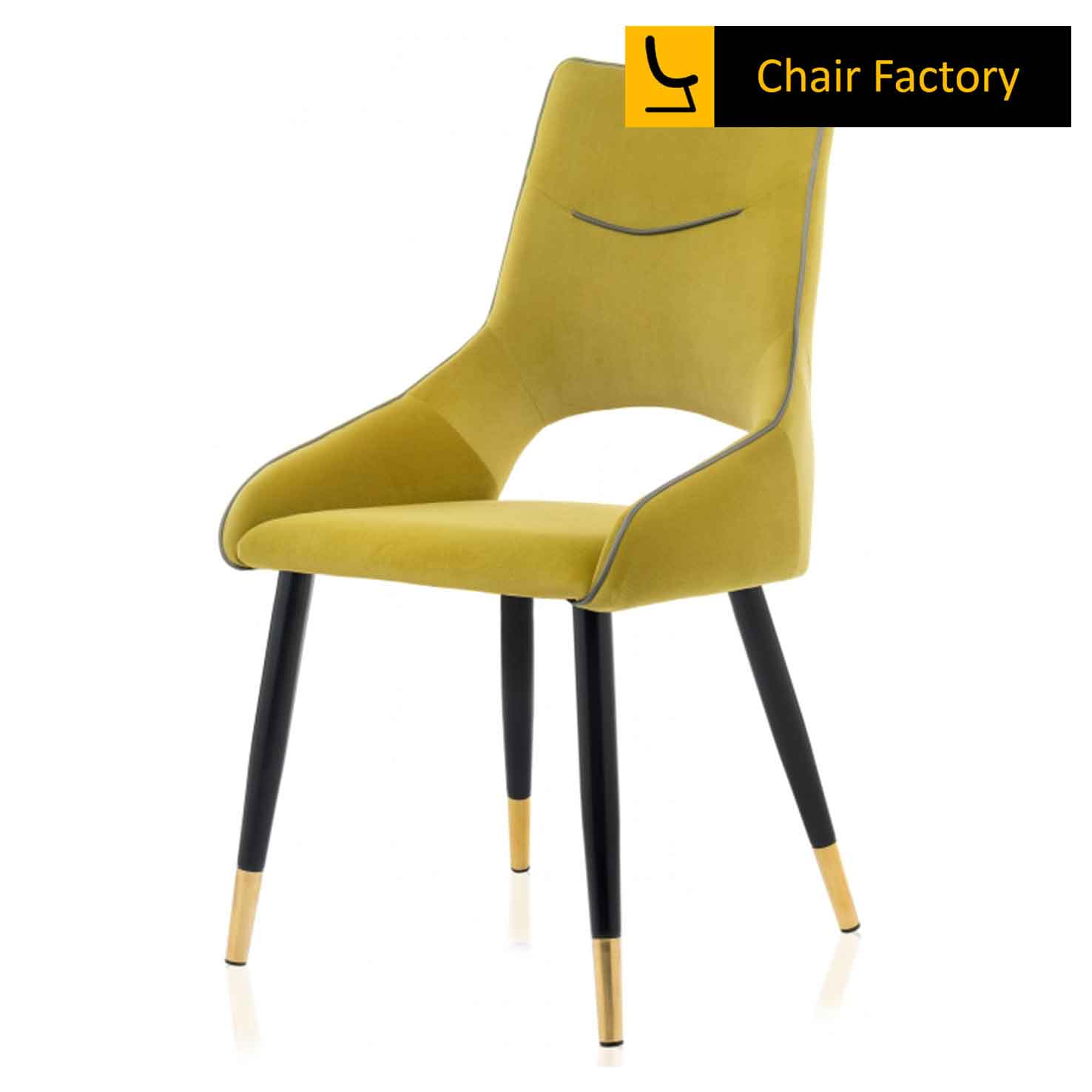 Yoshioka yellow dining chair