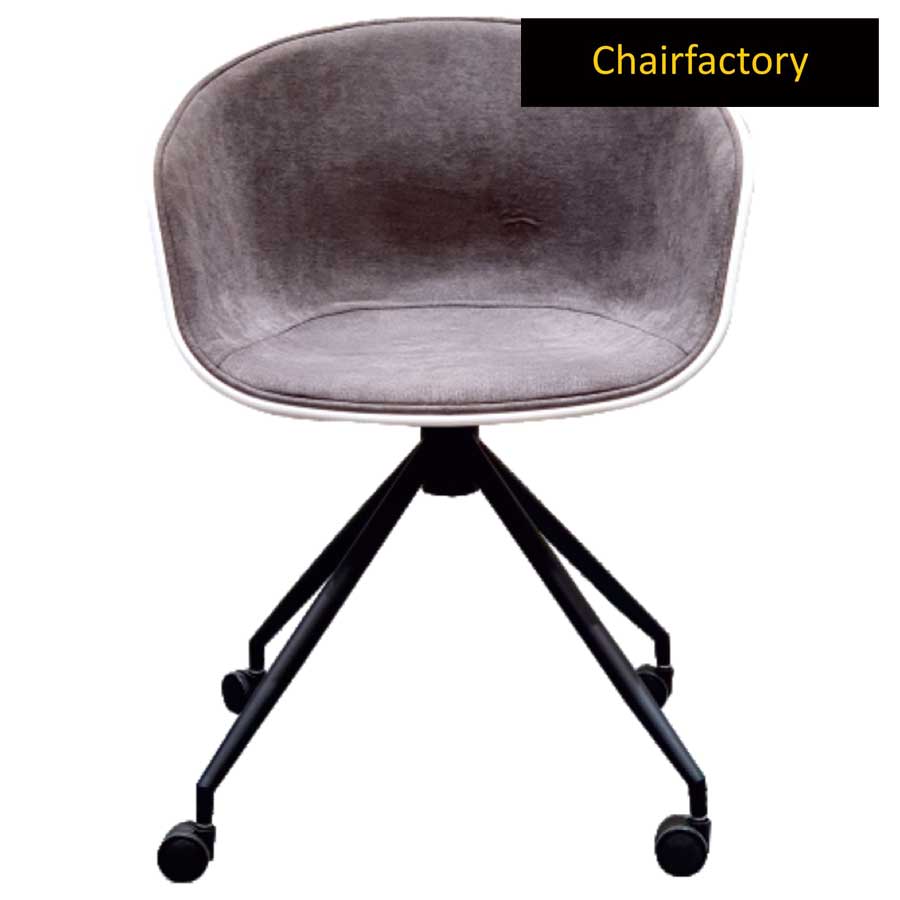 Corina Cushioned Revolving Cafe Chair