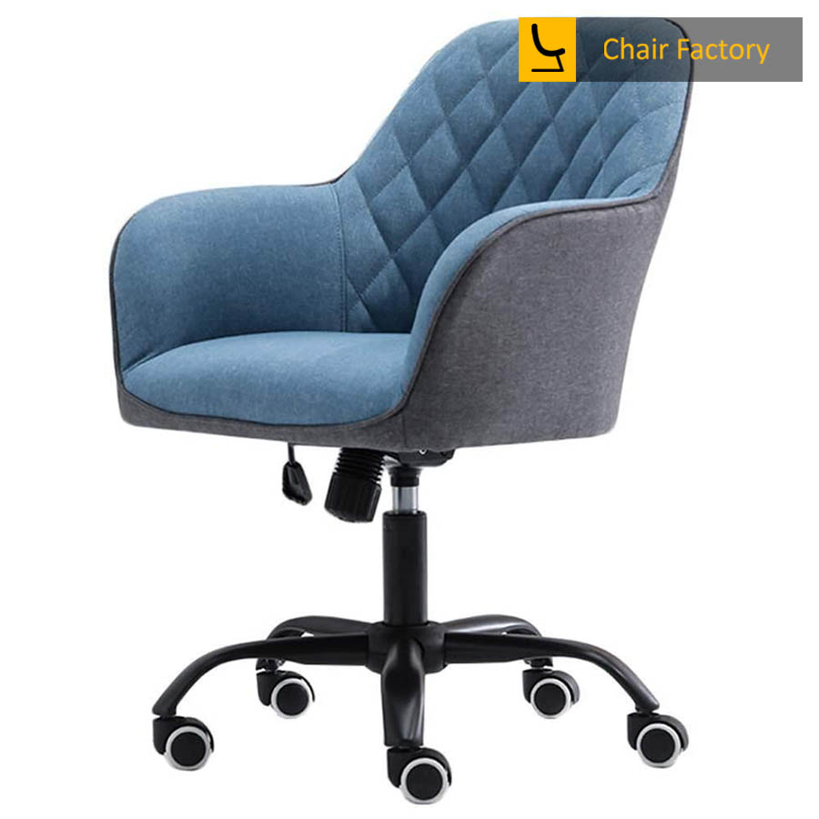 Laz Blue And Grey Designer Chair