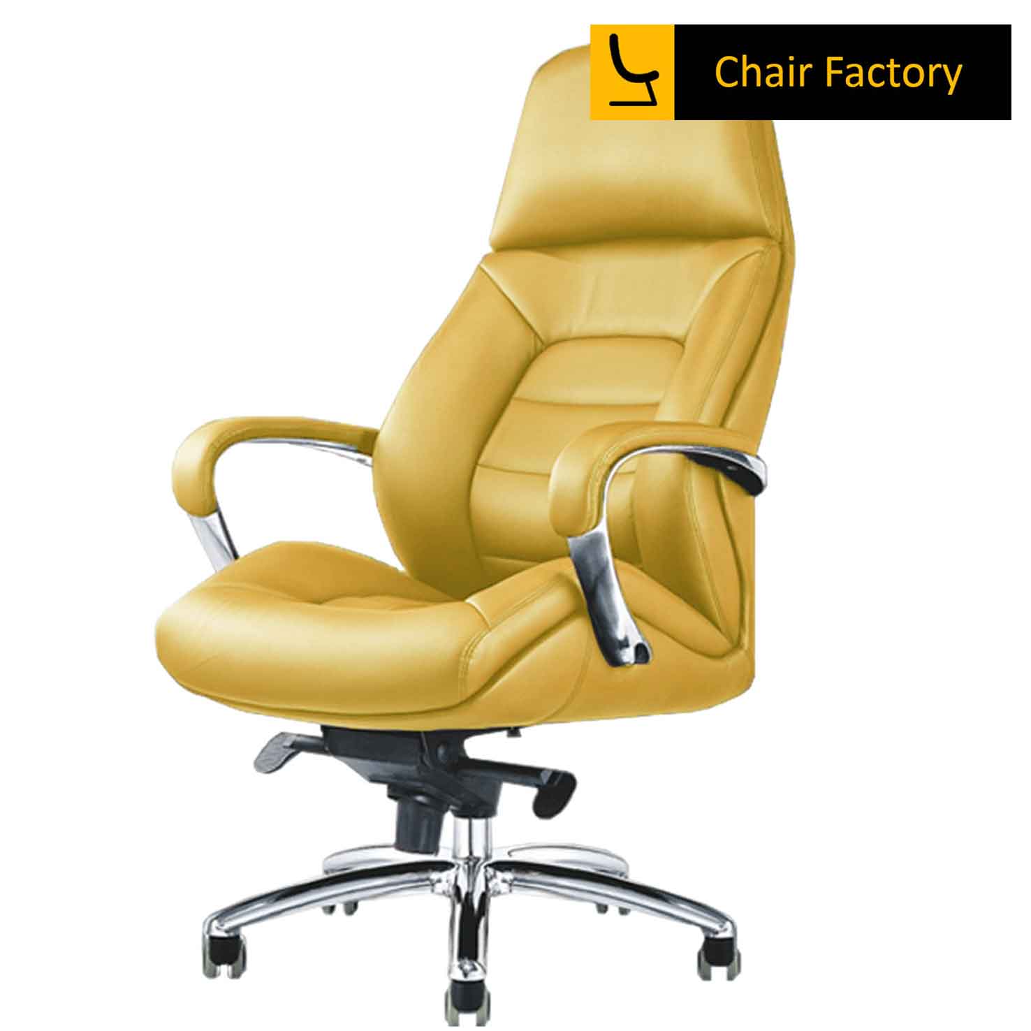 Paris mustard High Back Chair 