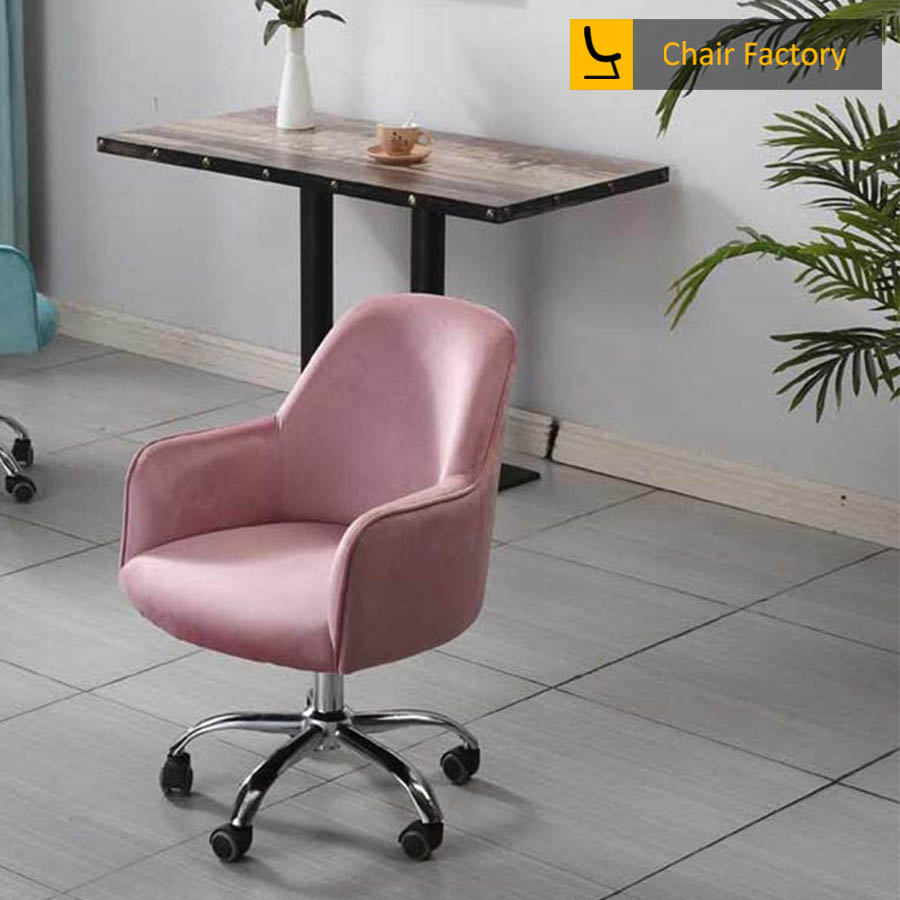 Rema Light Pink Designer Chair